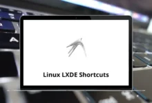 Linux LXDE Keyboard Shortcuts