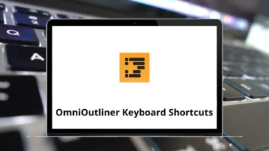 OmniOutliner Keyboard Shortcuts