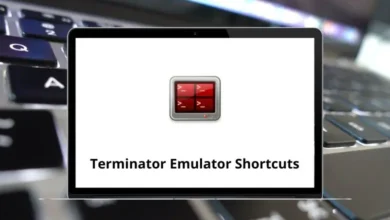 Terminator Emulator Keyboard Shortcuts