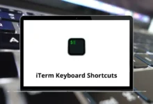 iTerm Keyboard Shortcuts
