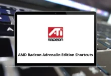 AMD Radeon Adrenalin Edition Shortcuts