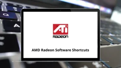 AMD Radeon Software Keyboard Shortcuts