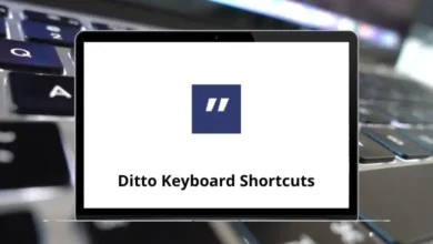 Ditto Keyboard Shortcuts