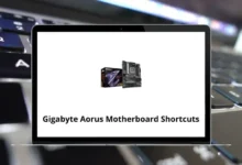 Gigabyte Aorus Motherboard Shortcuts
