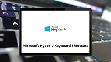 Microsoft Hyper-V Keyboard Shortcuts