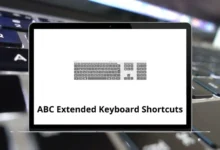 ABC Extended Keyboard Shortcuts