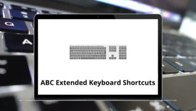 ABC Extended Keyboard Shortcuts