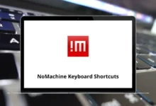 NoMachine Keyboard Shortcuts