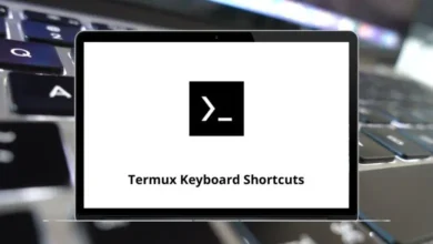 Termux Keyboard Shortcuts