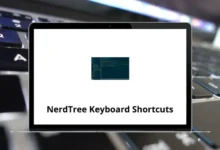 NerdTree Keyboard Shortcuts