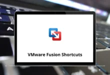 VMware Fusion Keyboard Shortcuts