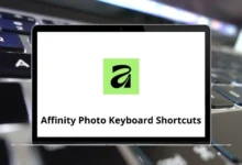 Affinity Photo Keyboard Shortcuts