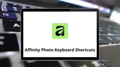 Affinity Photo Keyboard Shortcuts