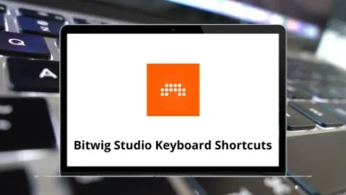 Bitwig Studio Keyboard Shortcuts