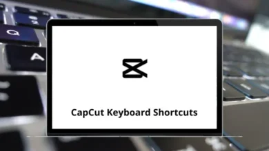 CapCut Keyboard Shortcuts