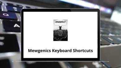 Mewgenics Keyboard Shortcuts