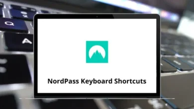 NordPass Keyboard Shortcuts