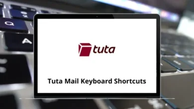 Tuta Mail Keyboard Shortcuts