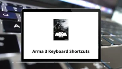 Arma 3 Keyboard Shortcuts & Controls
