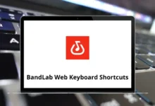 BandLab Web Keyboard Shortcuts + Cheat Sheet