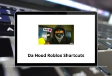 Da Hood Roblox Shortcuts & Keyboard Controls