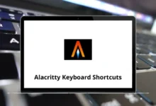 Alacritty Keyboard Shortcuts + PDF Cheat Sheet