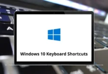 Windows 10 Keyboard Shortcuts